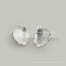 Boucles d&#39;oreilles en forme de 925 en argent sterling faites à la main avec le meilleur design en gros Vente en gros de nouveaux pendentifs en argent design Fournisseurs de bijoux